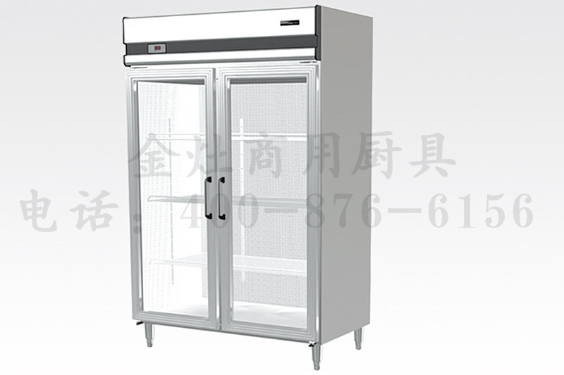 双玻璃门展示柜